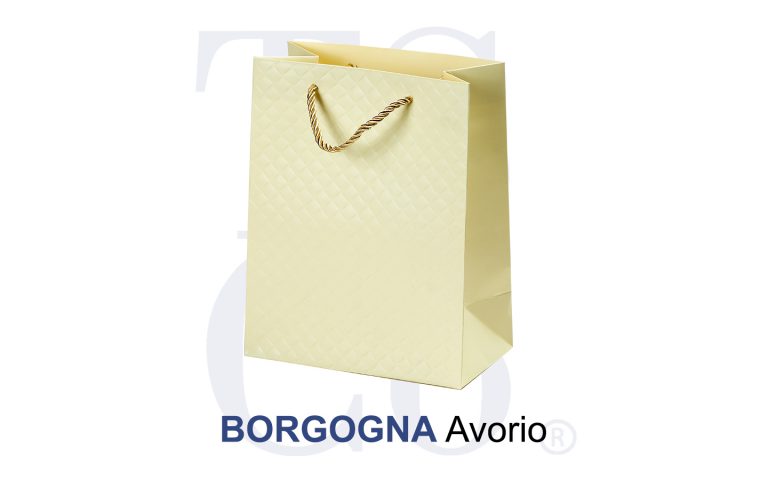 shopper Borgogna avorio