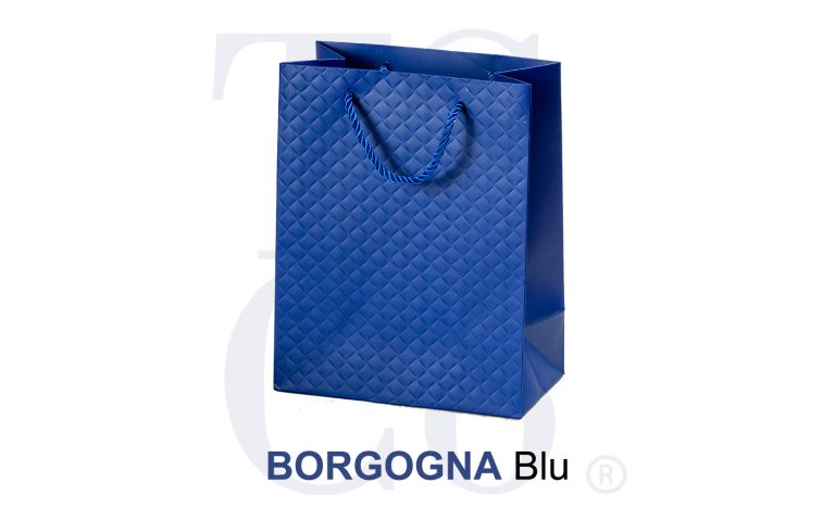 shopper Borgogna blu