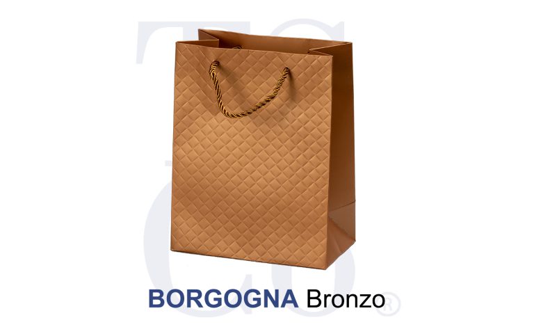 shopper Borgogna bronzo