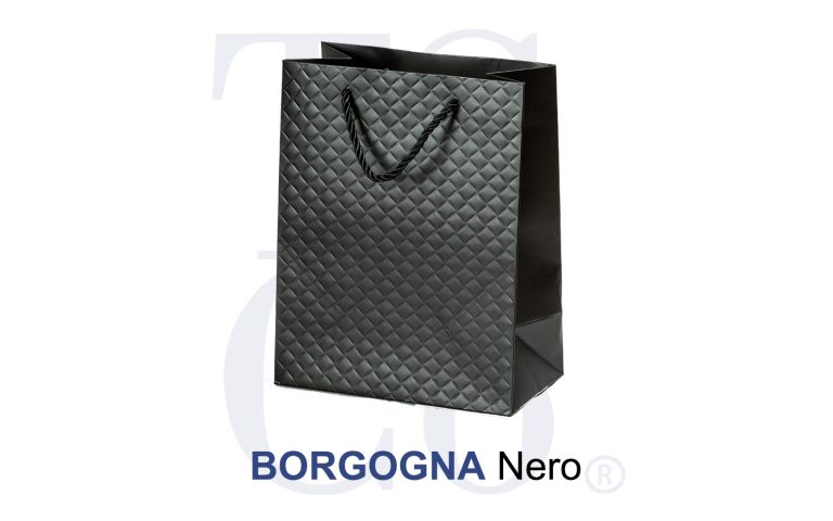 shopper Borgogna nero