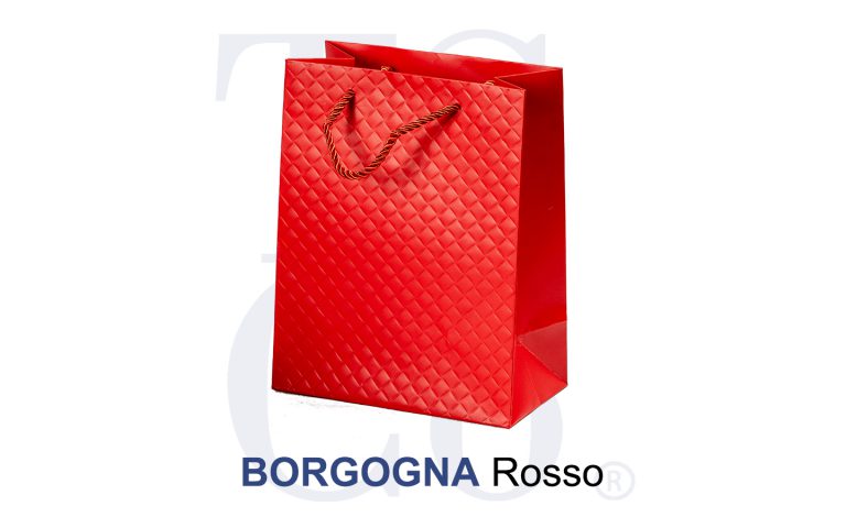shopper Borgogna rosso