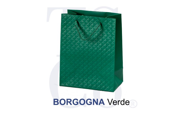 shopper Borgogna verde
