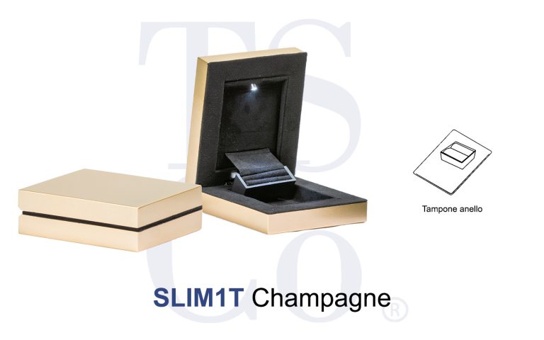 scatola astuccio serie slim slim1t champagne