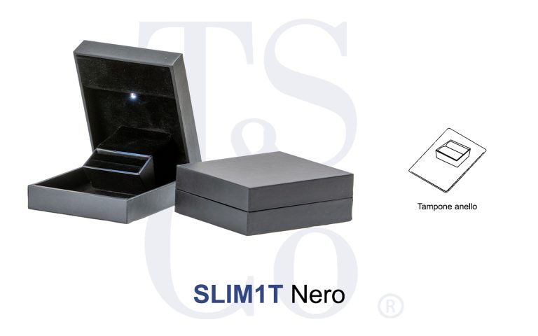 scatola astuccio serie slim slim1t nero